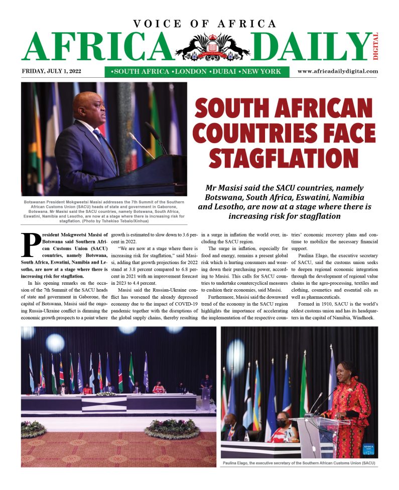 AFRICA DD – July 1, 2022