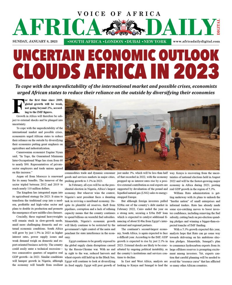 AFRICA DD – JAN 8, 2023