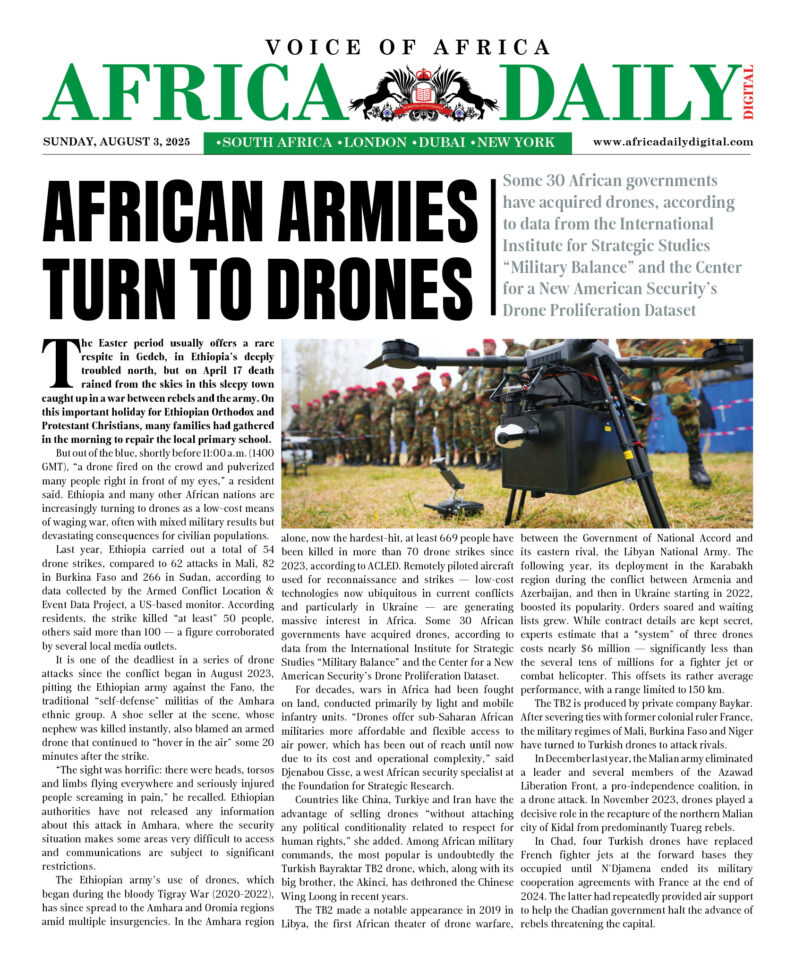 AFRICA DD – AUG 3, 2025